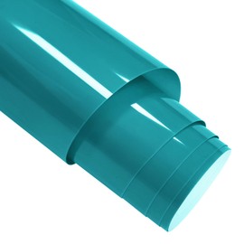 FORBELL Plotter Film Textile, 30.5 cm x 6.1 m Heat Transfer Vinyl Flex Film (Aqua, 6.1 m)