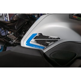 Tankpad Knee Pad Carbon Print Compatible with Yamaha MT-125 Ice Storm X800910VA