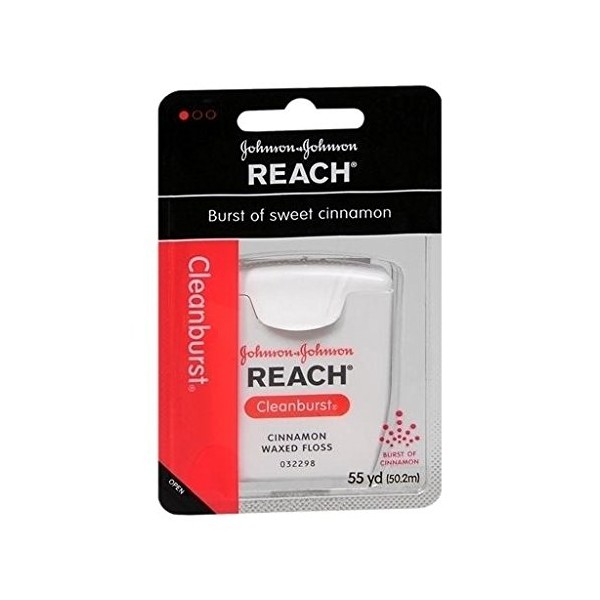 REACH Cleanburst Waxed Floss Cinnamon 55 YD - Buy Packs
