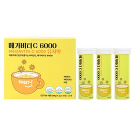 Mega Vita C 6000 43g x 3p, 1 unit, 30 tablets / 메가비타C 6000 43g x 3p, 1개, 30정