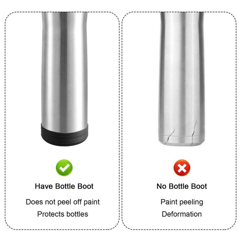 2pcs Silicone Water Bottle Boot for Contigo Ashland Chill 24oz,