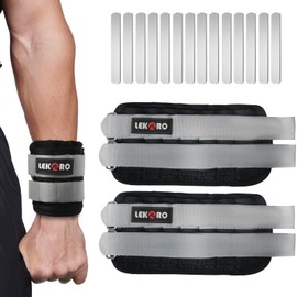 Adjustable Wrist Weights, Removable Wrist Ankle Weights, Strength Training Weighted, For men Women, Fitness, Walking, Jogging, Workout, Running