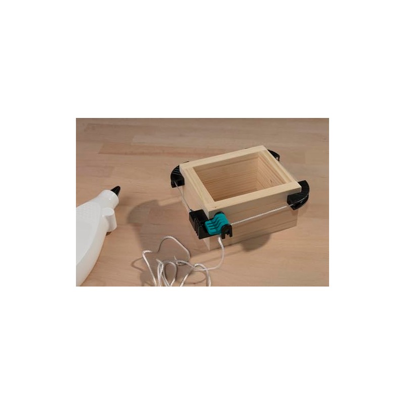 Wolfcraft 3417000 Cord Clamp 2m, Tearproof Nylon Cord, Frame Clamps