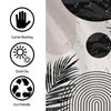 Avezano Mid Century Abstract Shower Curtain Modern Minimalistic Home Bathroom