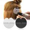 GlamorDove Hair Extensions Heat Protector Shields with Scale Design 20PCS