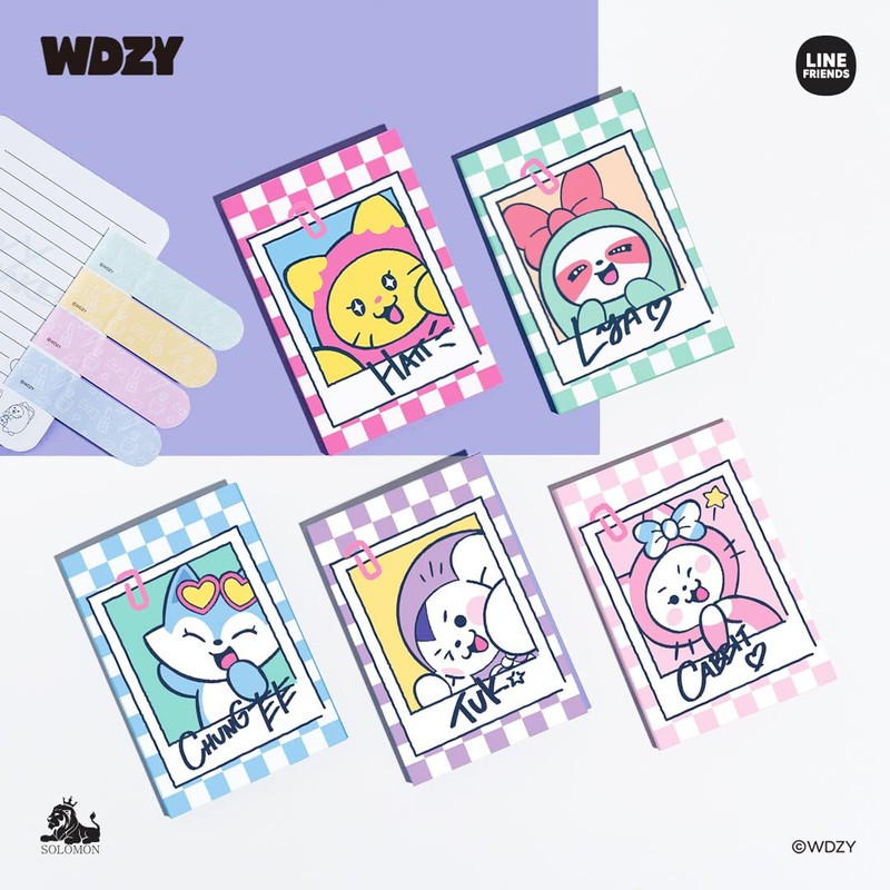 Solomon Shoji WDZY Sticky Notes, Make Up Sticky Memo, Memo