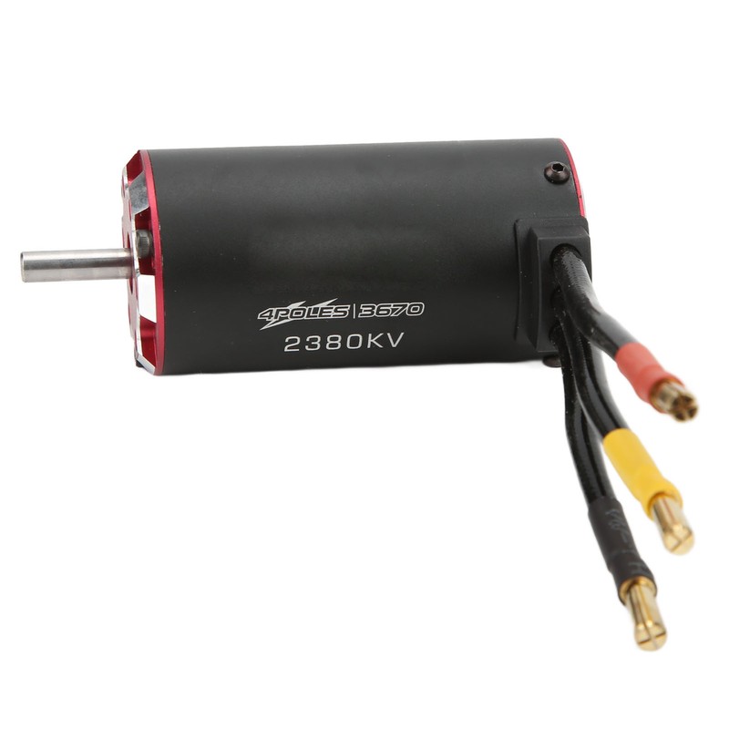 3670 2380KV 4 Pole Supersonic Brushless Motor with Temperature Sensor