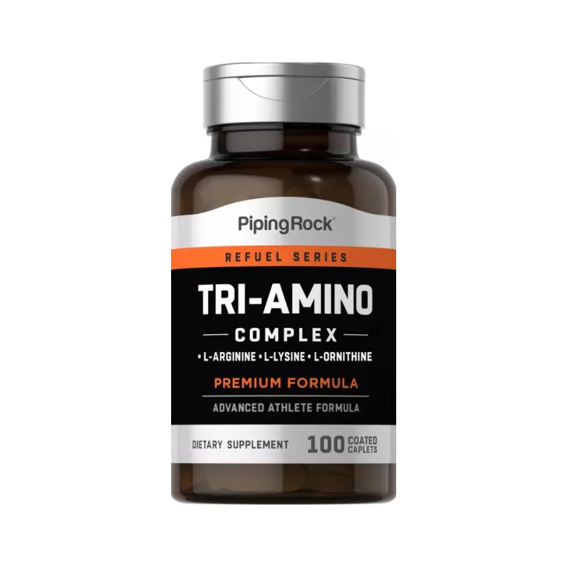 Piping Rock Tri Amino Complex | 100 Caplets | Non-GMO,