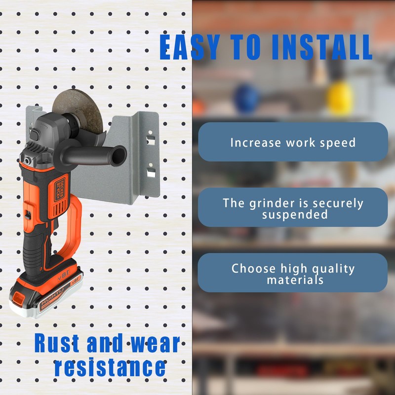 Xuoxeji Angle Grinder Wall Bracket Tool Hook Holder Stand for