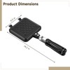Non-Stick Sandwich Maker, Grilled Sandwich Maker with Pattern Design, Portable,