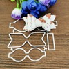 Flower Bow Tie Metal Die Cuts,Christmas Bowtie Hair Bow Clip