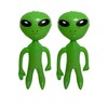 Pack of 2 Inflatable Aliens 64cm Green