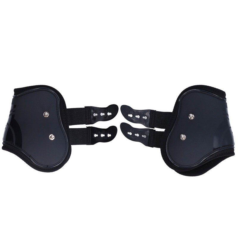 2Pcs Horse Tendon Boots Set Sturdy Adjustable PU Shell Tendon