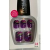 Kiss Press on Nails Manicure Short Dark Purple with multi
