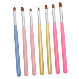 Mikinona 7pcs Nail Art Pen Set for Home Salon Professional Nail Painting Tools with Smooth Brush Heads for Diy Design and Coloring