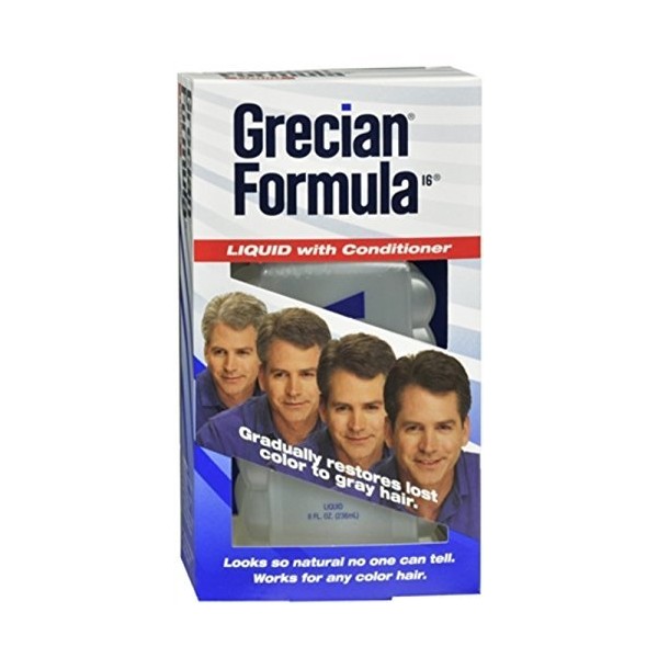 Grecian Formula [16] Liquid with Conditioner 8 oz (Pack of 8)