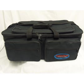 CablePhyle - Professional 15-Slot Cable File Gig Bag, with Heavy-Duty Dividers for Cords, Sound Equipment, DJ Gear, Musician Accessories - Model CFB-03