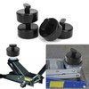 4pcs Jack Lift Pad Lifting Pucks Rubber Black Auto Accessory