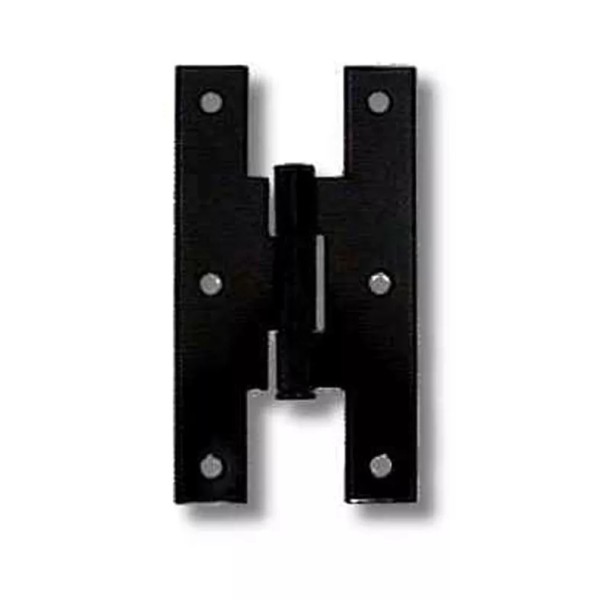 "H" Hinge Single Black 3" For Flush Doors