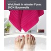 Lashuma Terry Towelling Bath Towel Set 70 x 140 cm