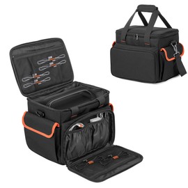 Trunab Carrying Case Compatible with Jackery Portable Power Station Explorer 500, Storage Bag with Waterproof Bottom and Front Pockets for Charging Cable and Accessories