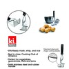 Diamond Series Heavy Duty Potato Masher – Stainless Steel Handheld