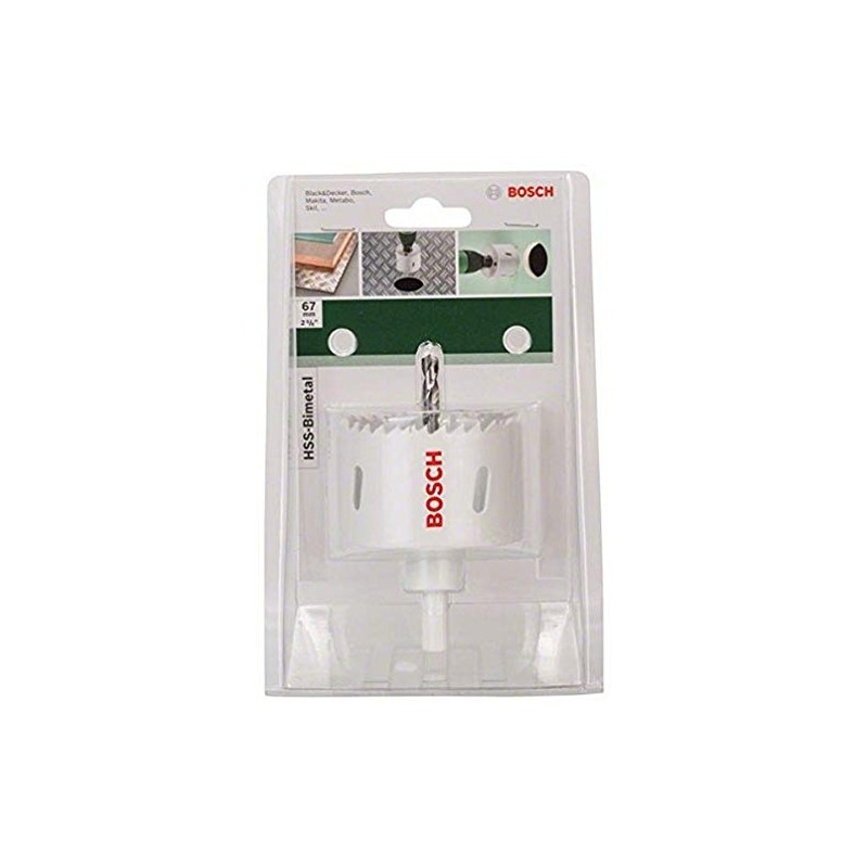 Bosch 2609255614 HSS Bi-Metal Holesaw with Diameter 67mm