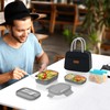 JBGOYON® Bento Lunch Box Set - 3 Stackable Containers for