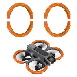 BRIOTA 2 Propeller Guard for DJI Avatar 2, Bumper Ring Impact Protection, Fluorescent Bumper Rings, Anti-Collision Protective Case, Compatible with DJI AVATA 2 (Orange)