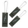 Sosoport 3pcs Black Whistle Emergency Survival Whistle Beaded Chain for