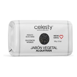 Kit 10 Pzs Jabón Vegetal Alquitrán Hulla Psioriasis 100g