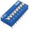 Electronix Express DIP Switch with 8 Switches, 16-Pin, SPST, Blue Color, 21.6mm x 9.7mm x 5.9mm