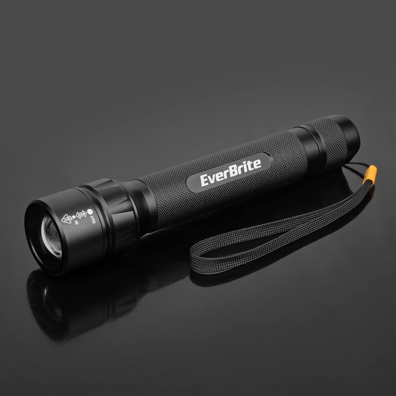 EverBrite Ultra Bright Tactical Flashlight, 600 Lumen Zoomable Adjustable Focus,