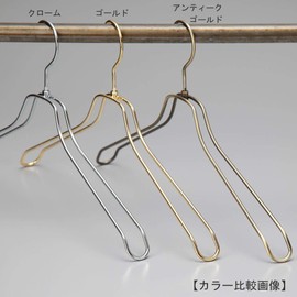 TAYA Men's Shirt Hanger TSW-2468BR-BN-42 W420mm Unrecessed Antique Gold/1 Piece