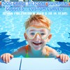Kids Swim Goggles with Nose Cover -Diving Mask Leak-Proof Design