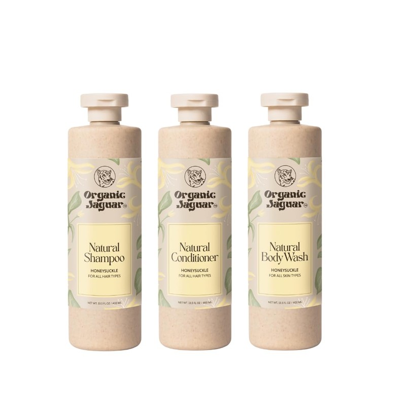 Organic Jaguar Natural Body Wash with Aloe Vera Gel and