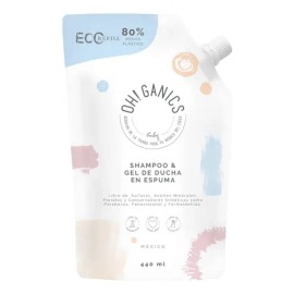 Shampoo & Body Wash Foamer Ohganics Refill 440 Ml