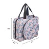 Portable Square Cross Stitch Starter Kits Bag Embroidery Project Bag