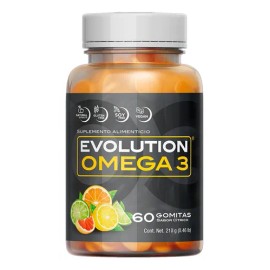 Evolution Gummies De Omega 3 - 60 Gomitas Sabor Cítricos Sabor Cítrico