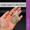 Lunexus Benedict Keyring - Blessed - St. Benedict Medal with