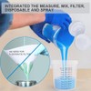 Poggapp Paint Sprayer Mixing Cup Liner and Cap Kit System