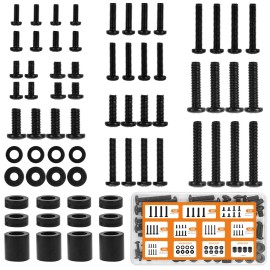 Solid As Mountain Universal TV Mounting Hardware Screw Kit Set with Box M4 M5 M6 M8 Screws Tool