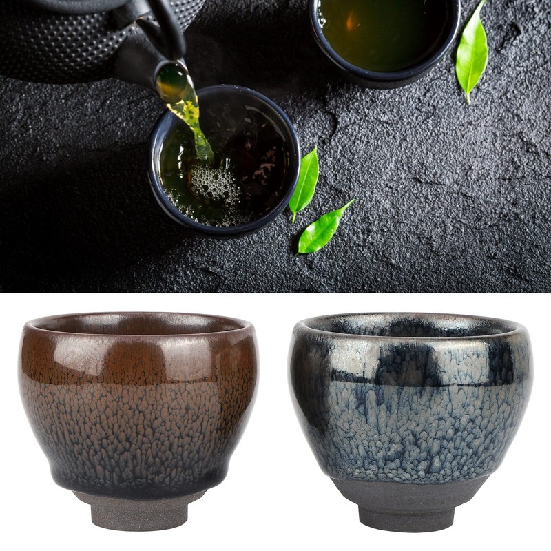 Elegant Ceramic Tea Cup Japanese Style Glaze Porcelain Teaware Set