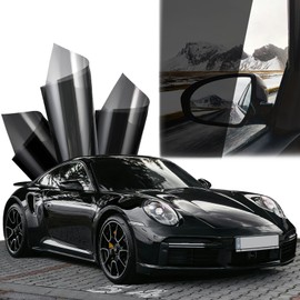 XhuangTech Black Ceramic Window Roll Tint Solar Film Protection Scratch Heat Insulation (15% VLT, 24in x 15ft), ST-F762