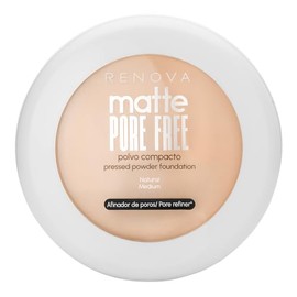 Renova Maquillaje En Polvo Pore Free Medium Natural 10.5g