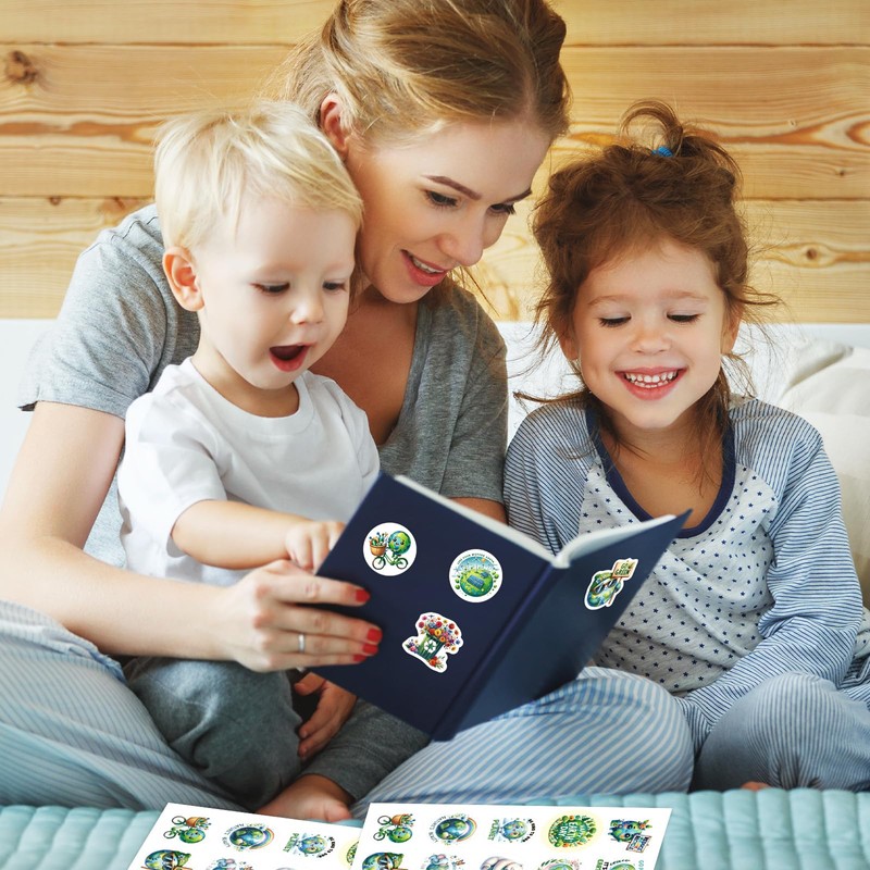 Treasure Cove Save The Earth Sticker for Kids Earth Day