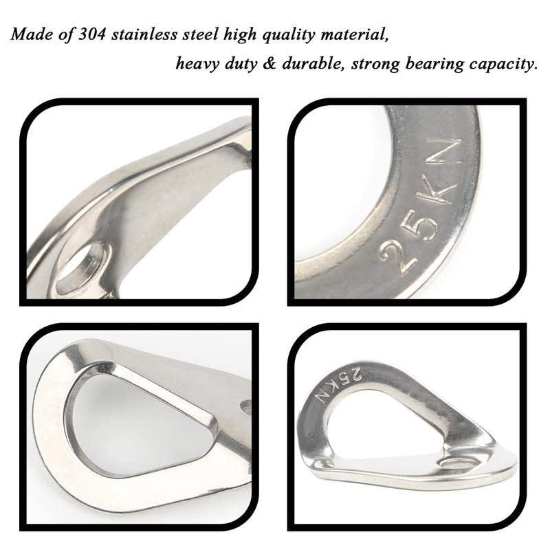 25KN Climbing Bolt Hanger - Stainless Steel Rock Climbing Anchor