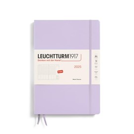 LEUCHTTURM1917 - Week Planner 2025, Hardcover, Composition (B5), Lilac (Jan 1 - Dec 31, 2025)