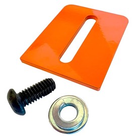 Baldor Bench Grinder Tongue Guard Spark Arrestor for 6-8 inch Baldor Power Bench Grinders, Orange Powder Coated, Qty. 1 Each
