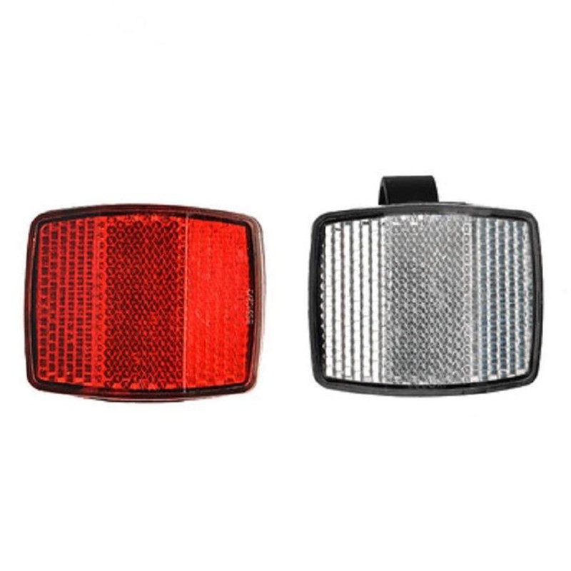 CALLYSONIC - Reflectors Bicycle Wheel, 4 Bicycle Reflectors, Bicycle Reflectors
